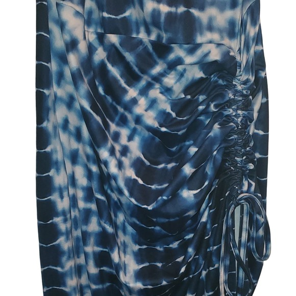 Tie Dye Maxi Sundress side adjustable drawstring Size XL - Picture 7 of 7